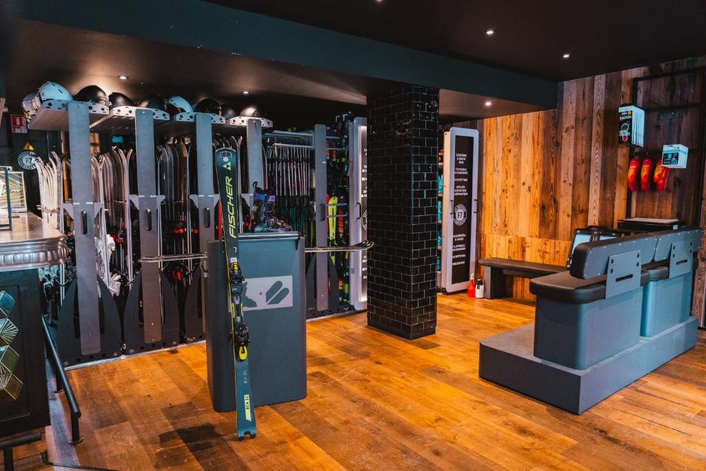 Fitness centrum a/nebo fitness zařízení v ubytování Fahrenheit Seven Courchevel