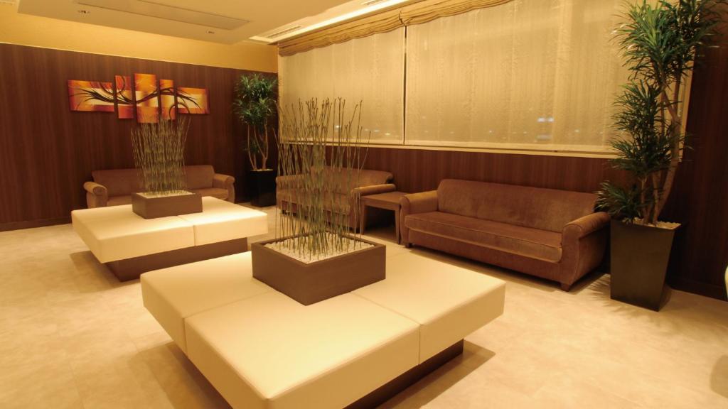 Posezení v ubytování AB Hotel Kanazawa