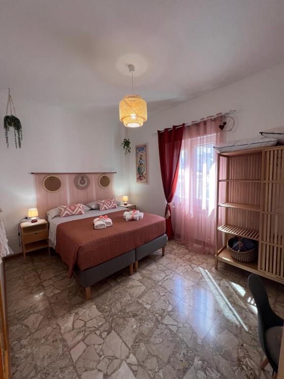 Postel nebo postele na pokoji v ubytování Casa Dharma Guest House