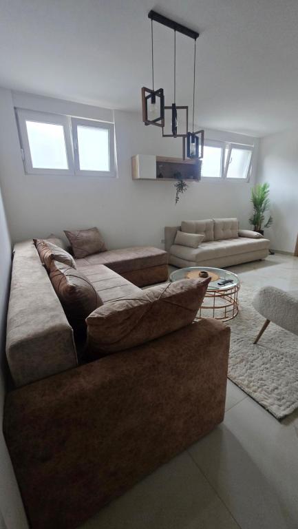 Posezení v ubytování Spa apartman zatvoreni bazen Maca