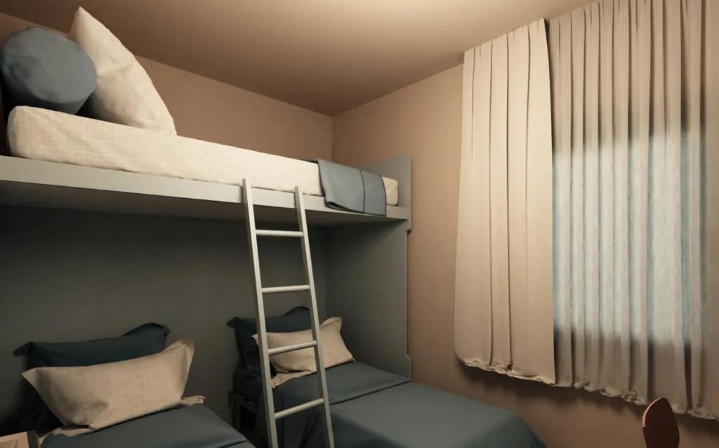 Postel nebo postele na pokoji v ubytování Camping Union Lido