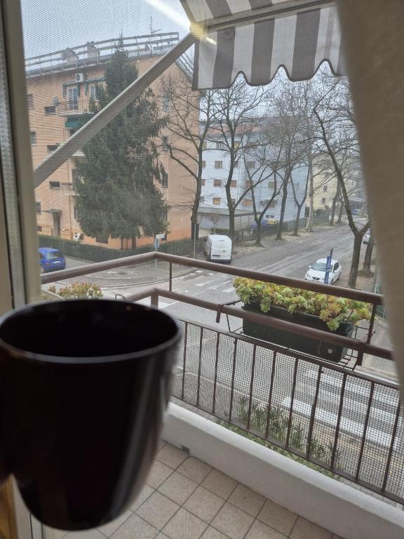 Balkón nebo terasa v ubytování Due passi dal Te