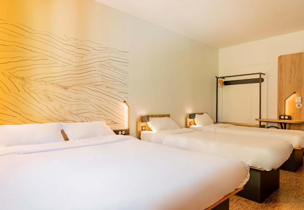 Postel nebo postele na pokoji v ubytování B&B HOTEL Le Touquet