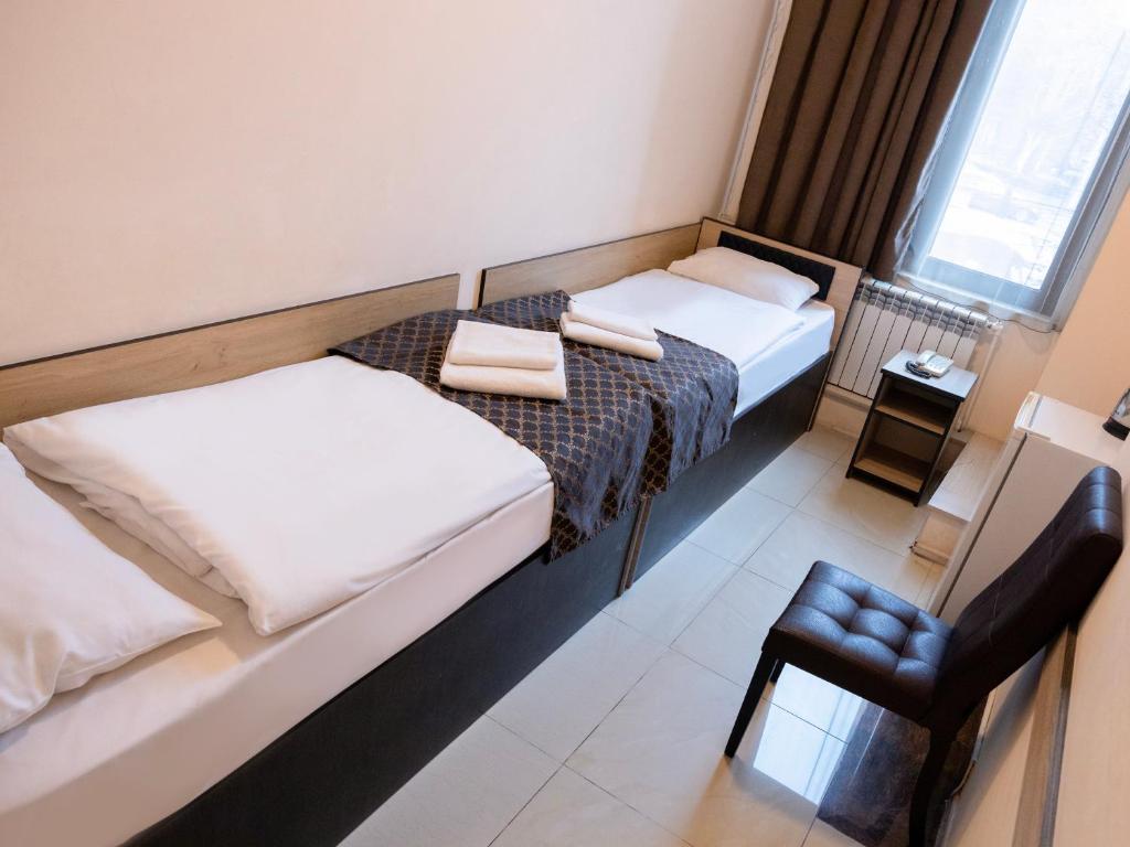 Postel nebo postele na pokoji v ubytování Comfort Hotel