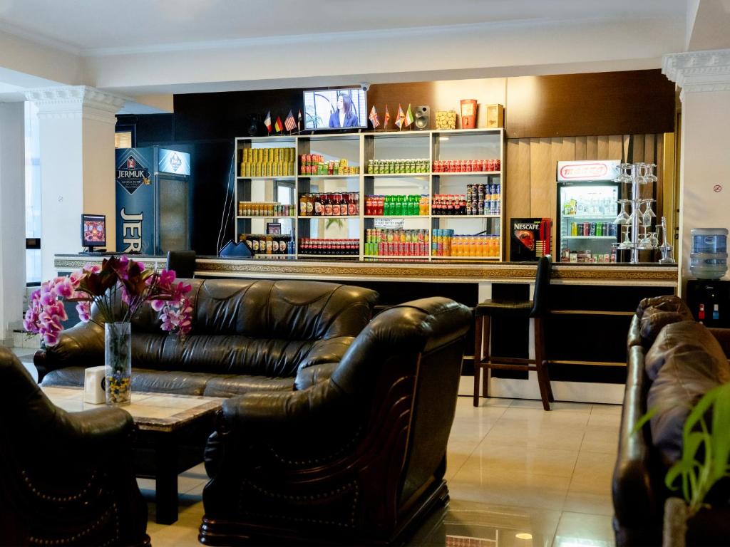 Lounge nebo bar v ubytování Comfort Hotel