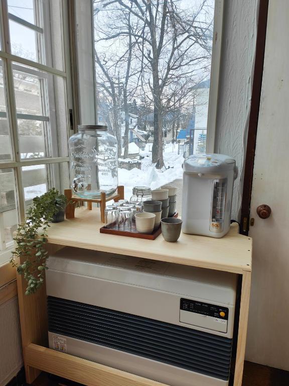Kuchyň nebo kuchyňský kout v ubytování Hotel Foxtrot Hakuba
