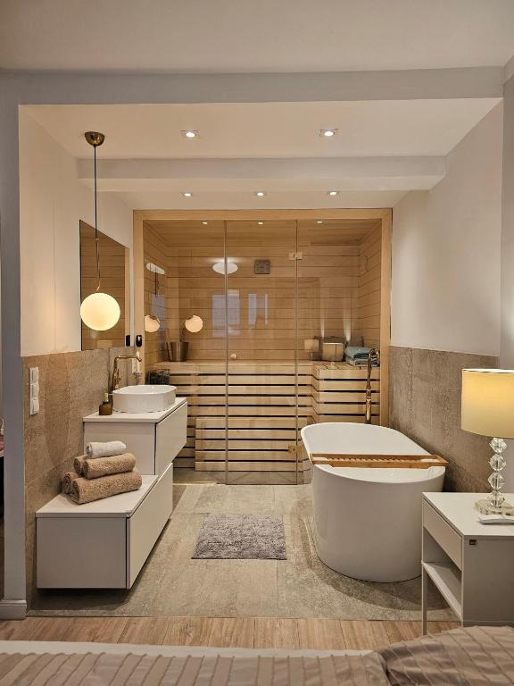 View of Luxury Apartment with Sauna in City Center, Vienna (updated prices 2025)