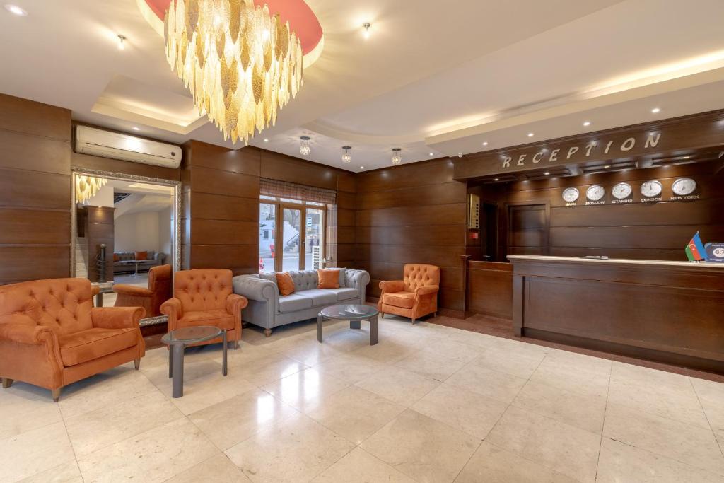 Posezení v ubytování Riviera Hotel