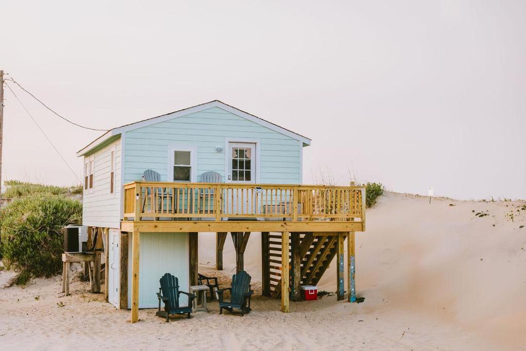 a house on a deck in the sand at NH337A Coastal Dunes 1 in Nags Head