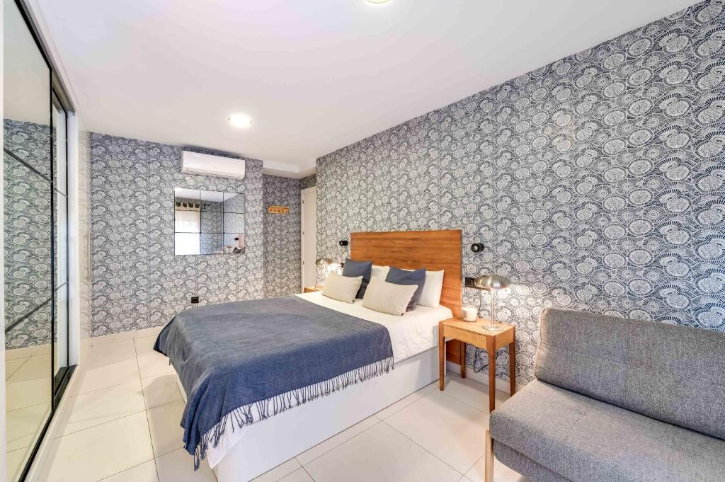 Posteľ alebo postele v izbe v ubytovaní Luxury Apartment Alcazaba by Nagoa Homes