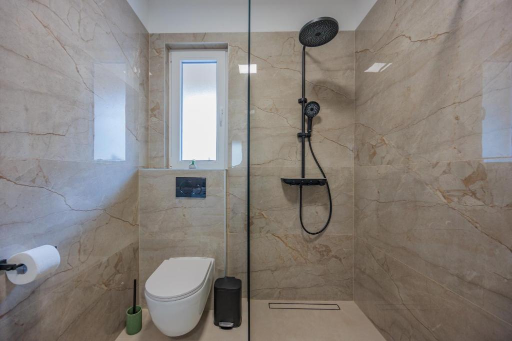 Koupelna v ubytování Olea Delux Rooms