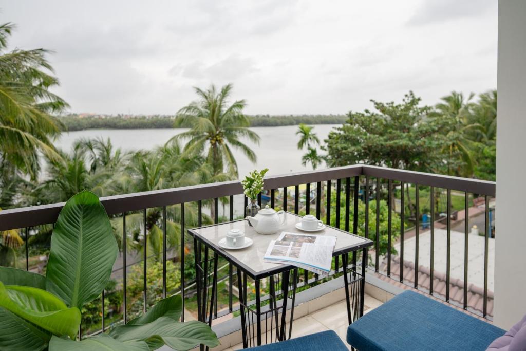 Balkón nebo terasa v ubytování Phuoc Dat Riverside Homestay Hoi An