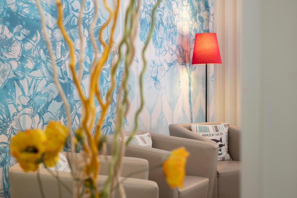 Posezení v ubytování Hotel Parco dei Pini - 100mt dal Mare