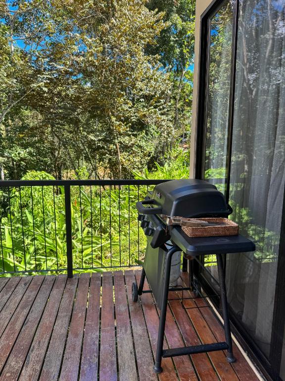Balkón nebo terasa v ubytování Maze Lodge