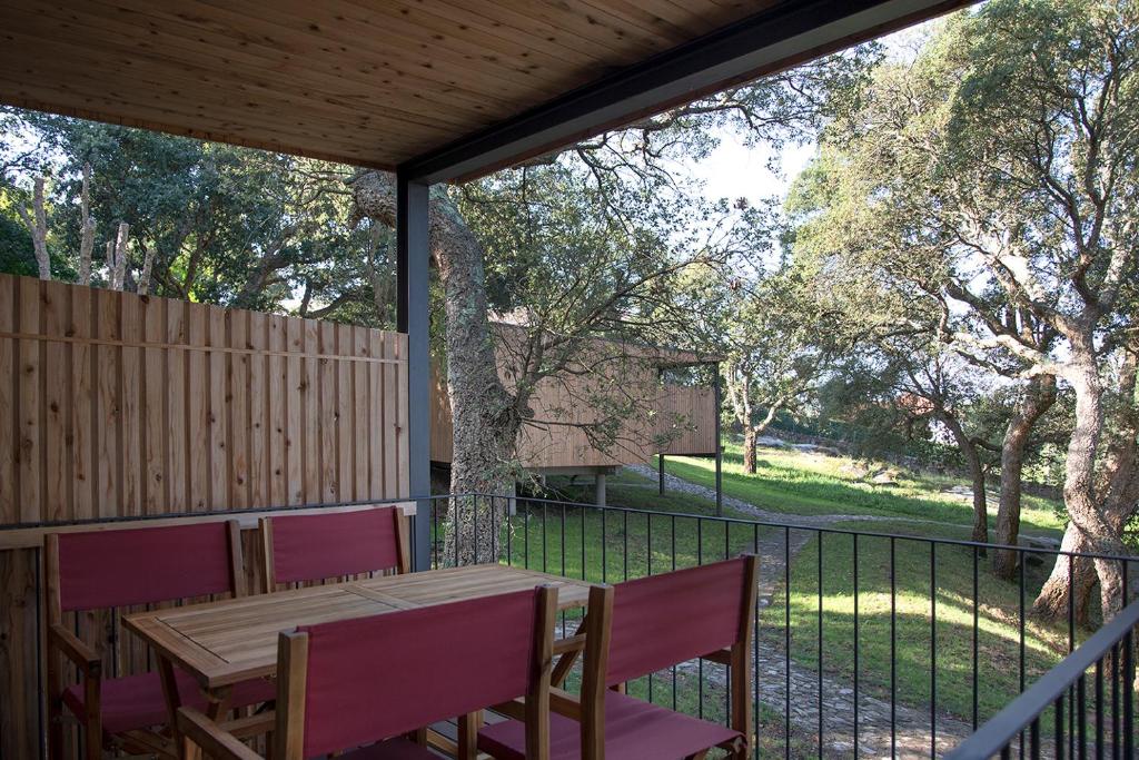 Zahrada ubytování Wood Mood Lodges