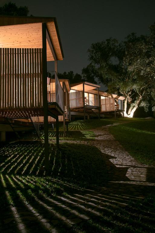 Zahrada ubytování Wood Mood Lodges