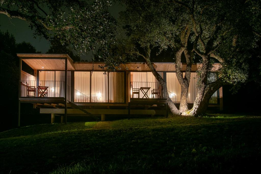 Zahrada ubytování Wood Mood Lodges