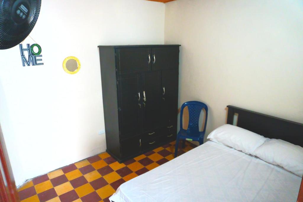 Postel nebo postele na pokoji v ubytování Confortable casa tradicional