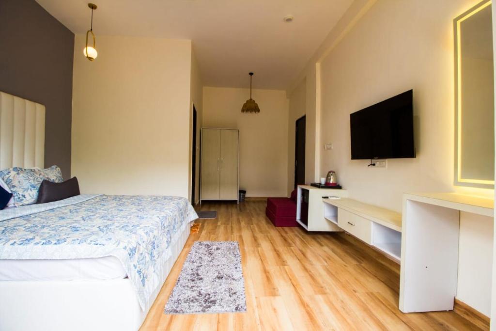 Postel nebo postele na pokoji v ubytování THE ME RA KEE HOUSe