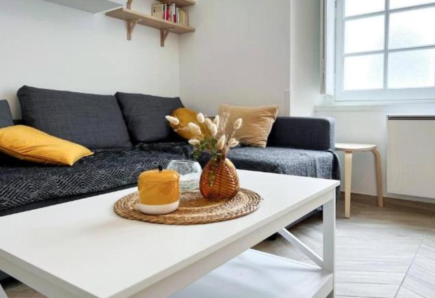 Posezení v ubytování Appartement Cosy Rennes Centre Historique - 4 personnes