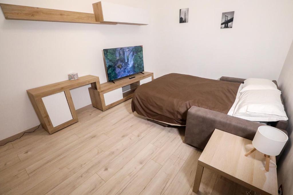 Katil atau katil-katil dalam bilik di Casa Mia Apartment Fiumicino