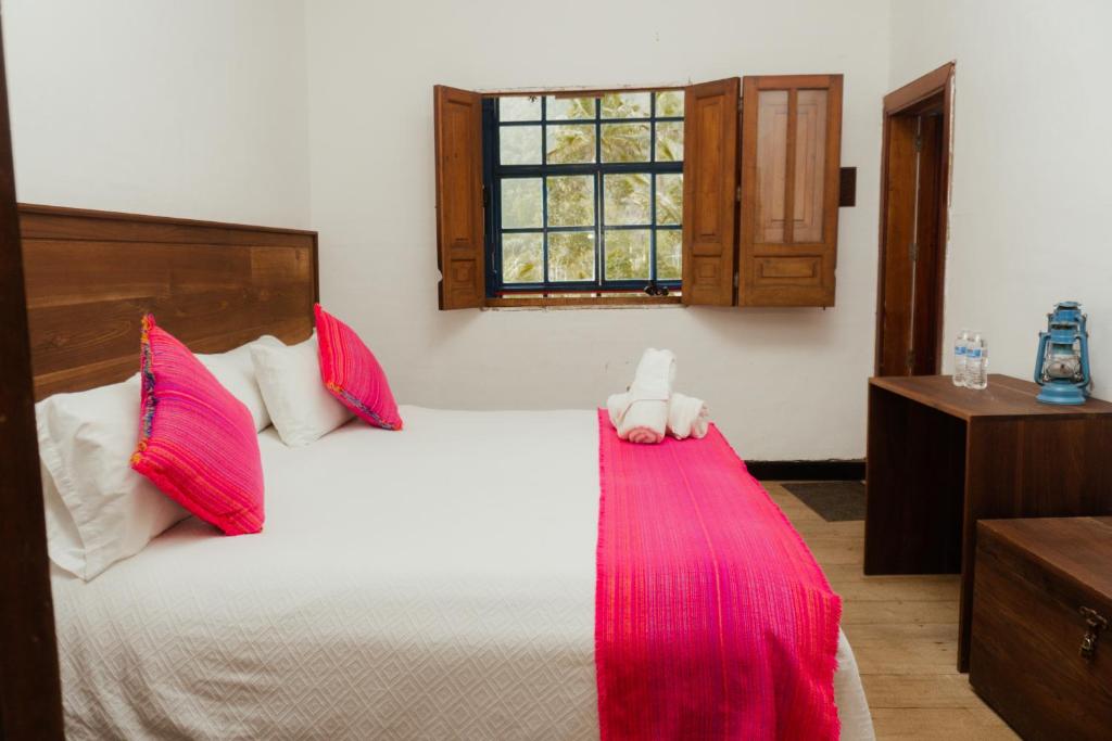 Cama o camas de una habitación en Reserva Guadalajara - Cocora Valley