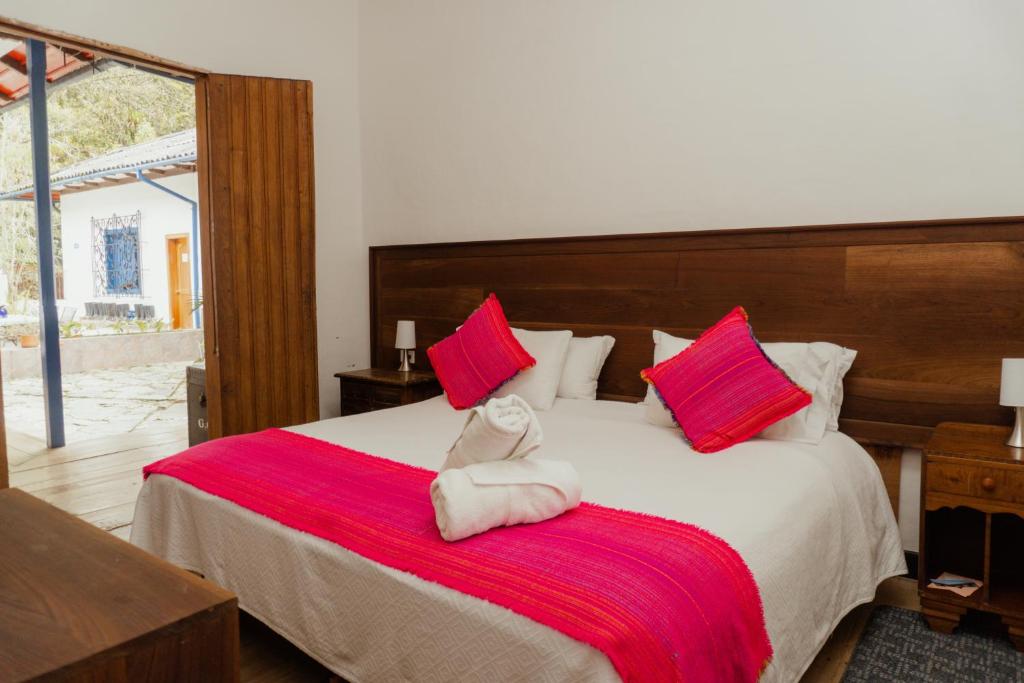 Cama o camas de una habitación en Reserva Guadalajara - Cocora Valley