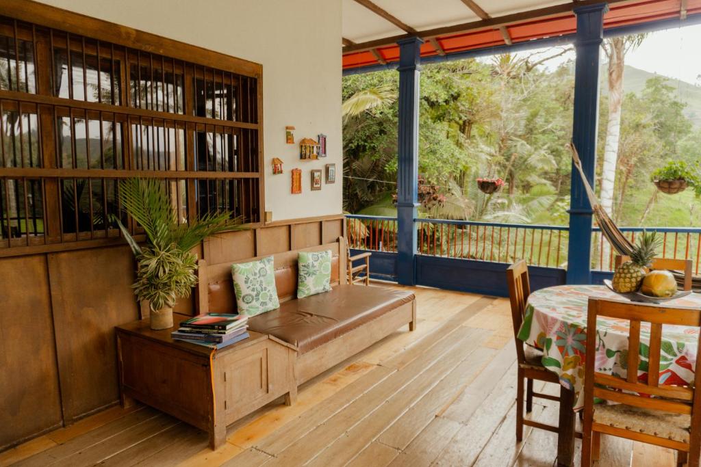 Un balcón o terraza de Reserva Guadalajara - Cocora Valley