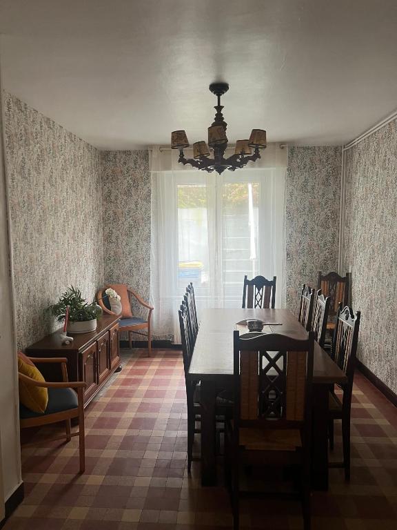 Posezení v ubytování Chez Papy et Mamie