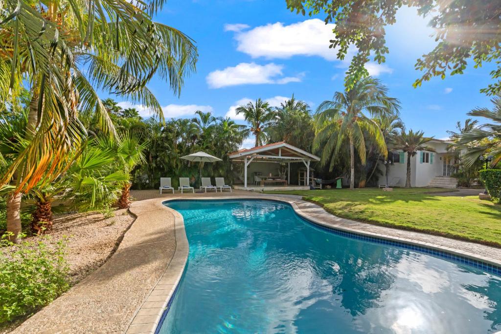 Bazén v ubytování TUK Tropical Boutique Resort Jan Thiel nebo v jeho okolí
