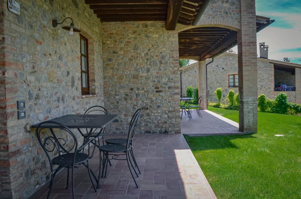 Zahrada ubytování PanElios Borgo Vacanze