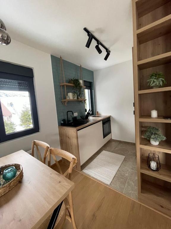 Kuchyň nebo kuchyňský kout v ubytování Villa Jezero 3