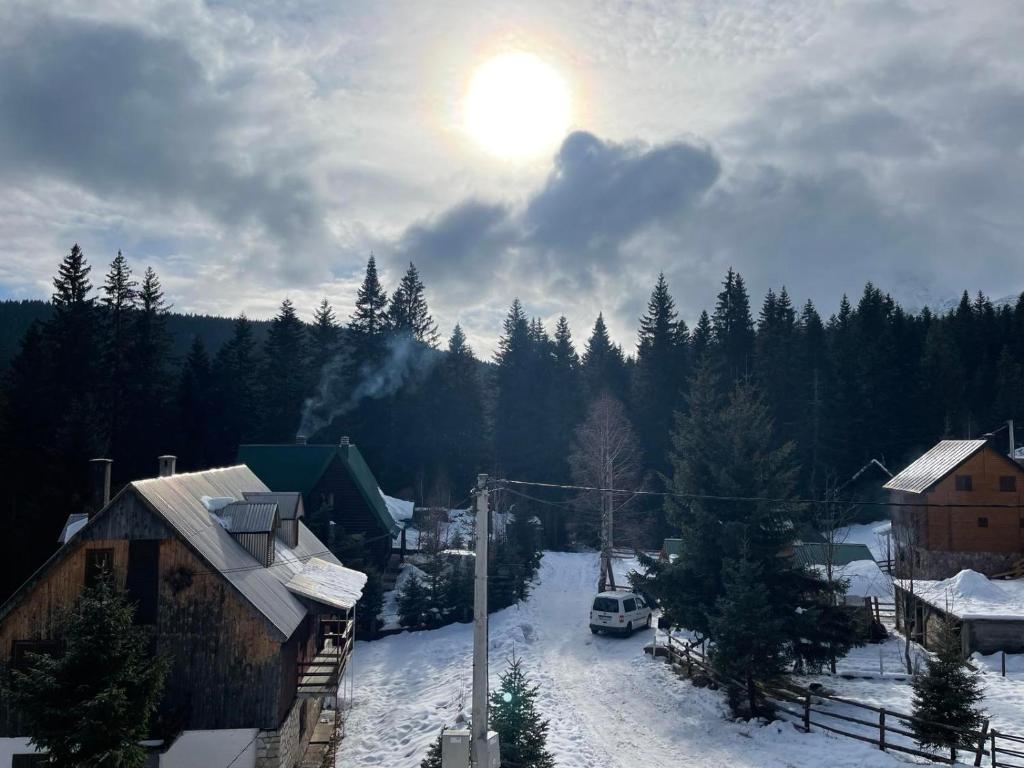 Villa Jezero 3 v zimě