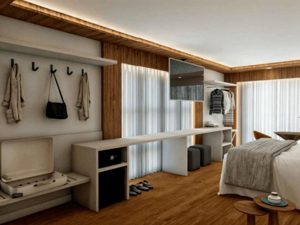 Postel nebo postele na pokoji v ubytování Fazzenda Park Resort