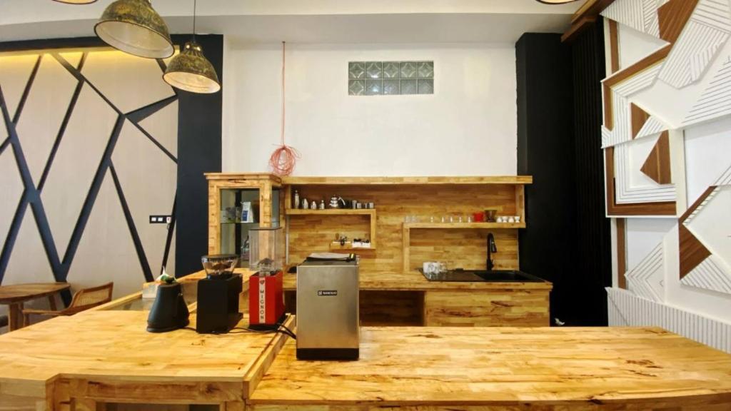 Kuchyň nebo kuchyňský kout v ubytování D'Hills Hotel