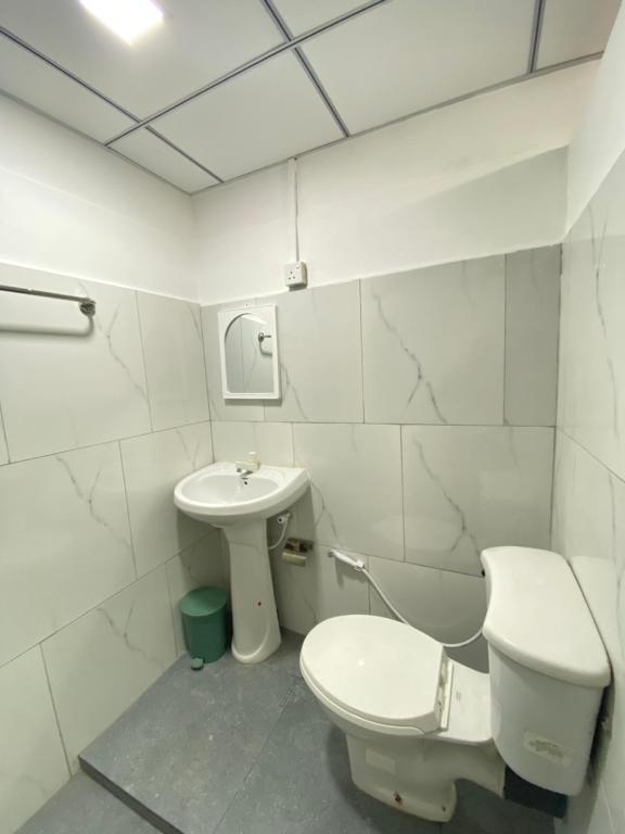 Koupelna v ubytování Airport Accommodation