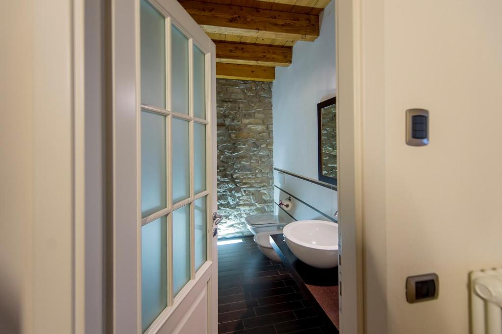 Koupelna v ubytování Relais Il Presidio