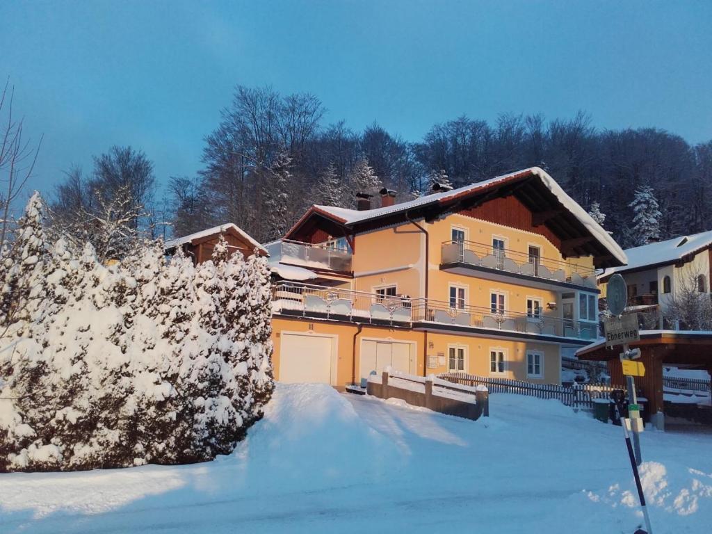 Ferienwohnung Moorblick v zimě
