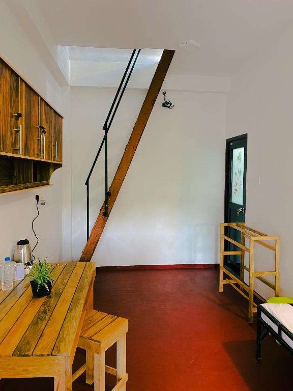 Kuchyň nebo kuchyňský kout v ubytování Stille Oase Inn