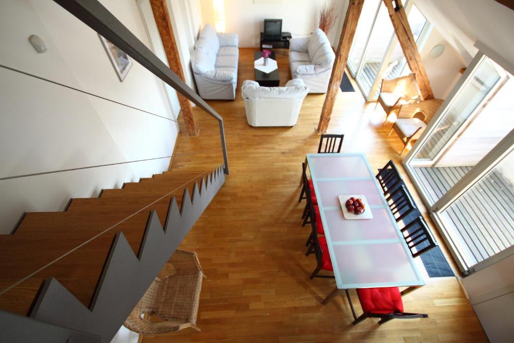 Posezení v ubytování River View Residence