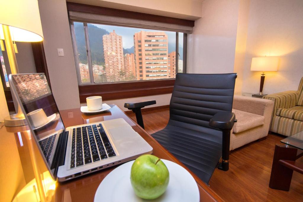 Posezení v ubytování Tequendama Suites Bogota