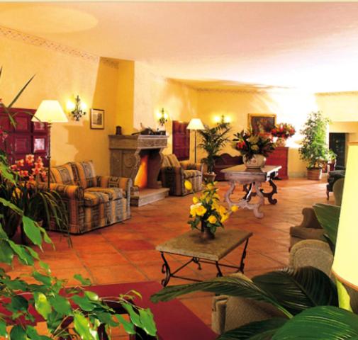 A seating area at Hotel La Locanda Dei Ciocca