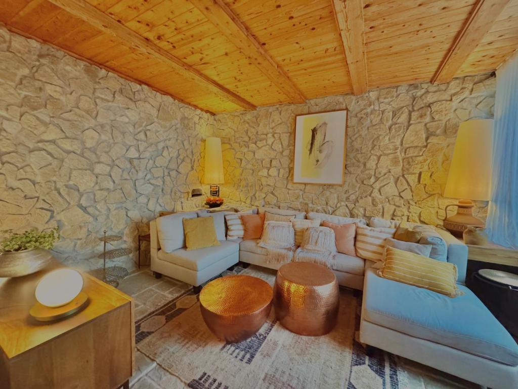 Posezení v ubytování Balaton House - Panoramic Lux