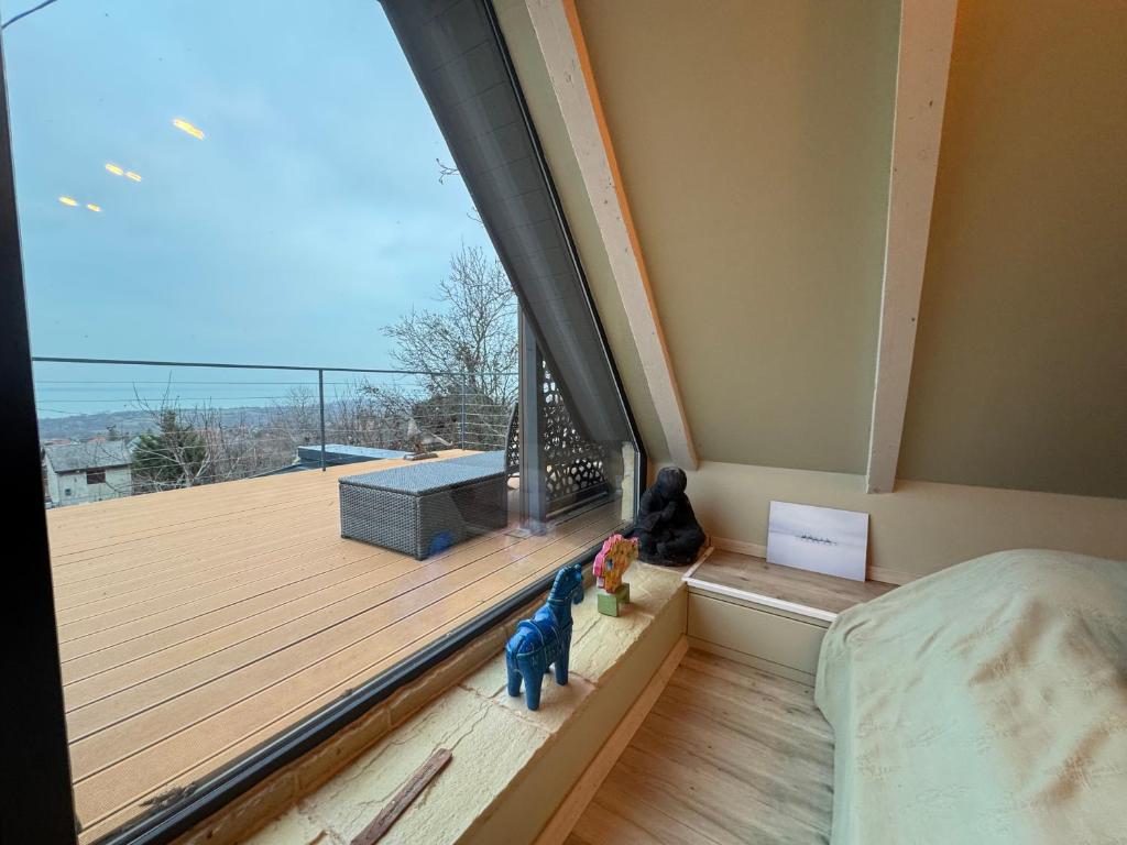 Posezení v ubytování Balaton House - Panoramic Lux