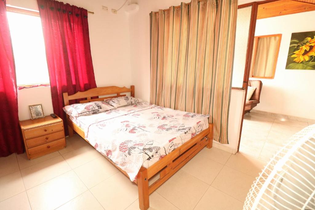 Postel nebo postele na pokoji v ubytování Casa Pacha