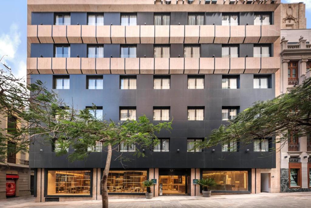 an office building with a black facade at AC Hotel by Marriott Tenerife in Santa Cruz de Tenerife