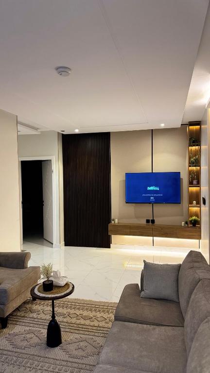 Posezení v ubytování شقة الياسمين 1 Alyasmin Residence
