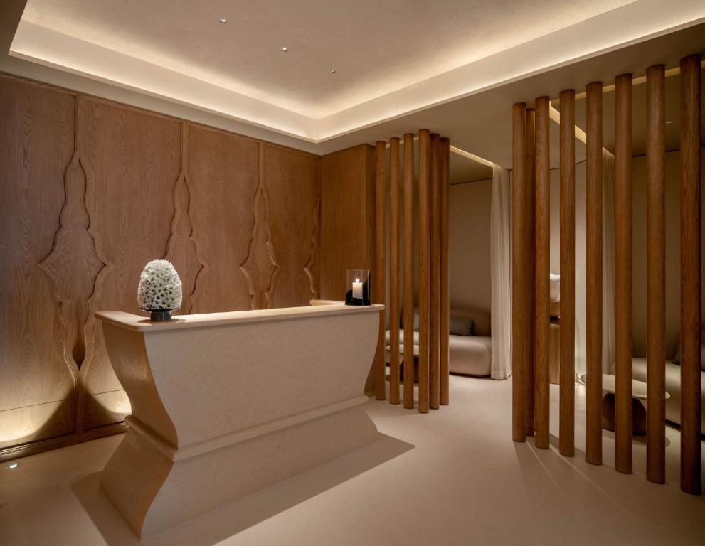 Giường trong phòng chung tại Dusit Thani Bangkok
