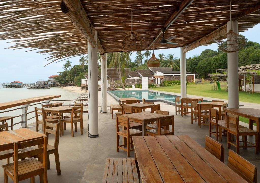 Restaurace v ubytování Sadi Beach House