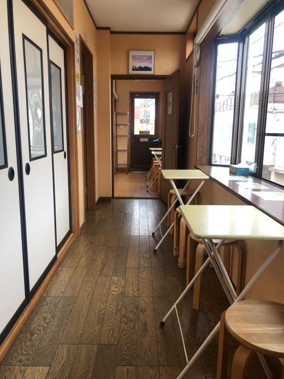 Kuchyň nebo kuchyňský kout v ubytování Mt Fuji Hostel Michael's